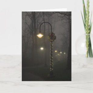 Fog Night Photography Blank Card