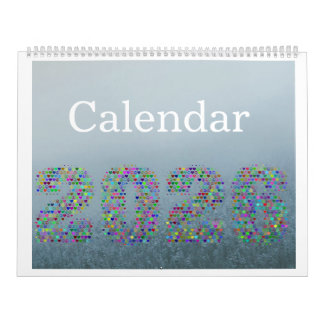 FOG of Colors 2026 Calendar – Elegant Black