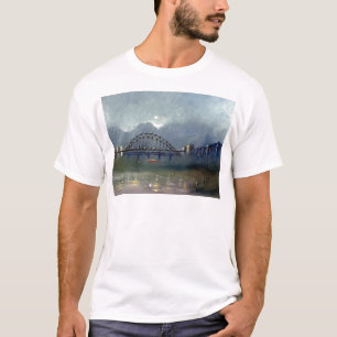 Fog On The Tyne Adult Tee Shirt