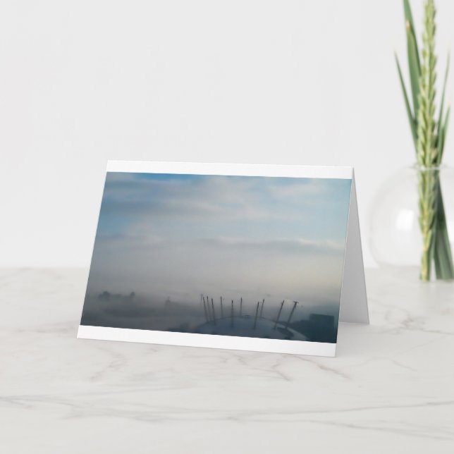 Fog over Millennium Dome, London (2) Card (Front)