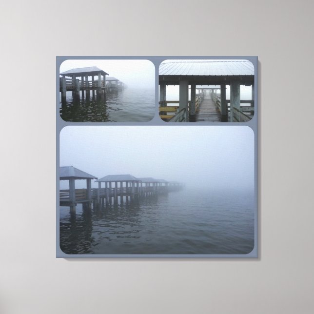 Fog Rolling In 2 Landscape Canvas Print (Front)