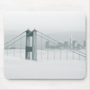Fog rolls through the San Francisco bay 2 Mouse Mat