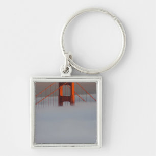 Fog rolls through the San Francisco bay covering 2 Key Ring