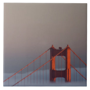Fog rolls through the San Francisco bay covering Tile