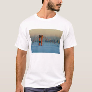 Fog rolls through the San Francisco bay T-Shirt
