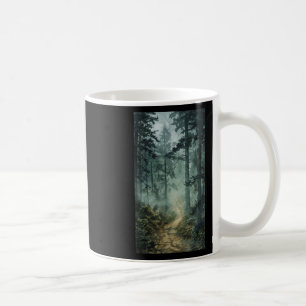 Fog Scenic Forest Forest Misty Trees Nature Coffee Mug