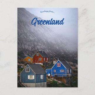 Fog Sweeping Through Kullorsuaq Greenland Postcard