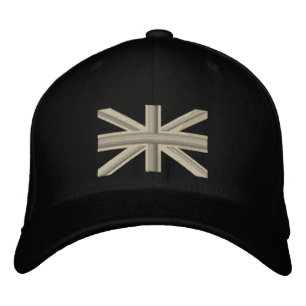 Fog Union Jack Flag England Swag Embroidery Embroidered Hat