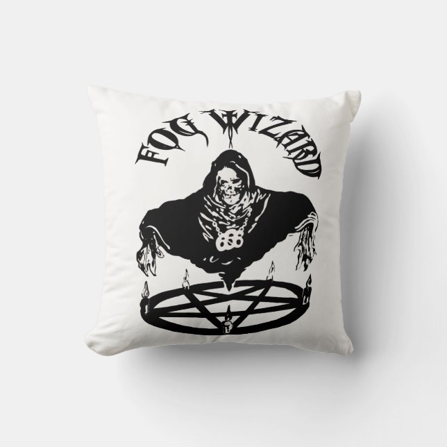 Fog Wizard double-sided evil pillow (Front)