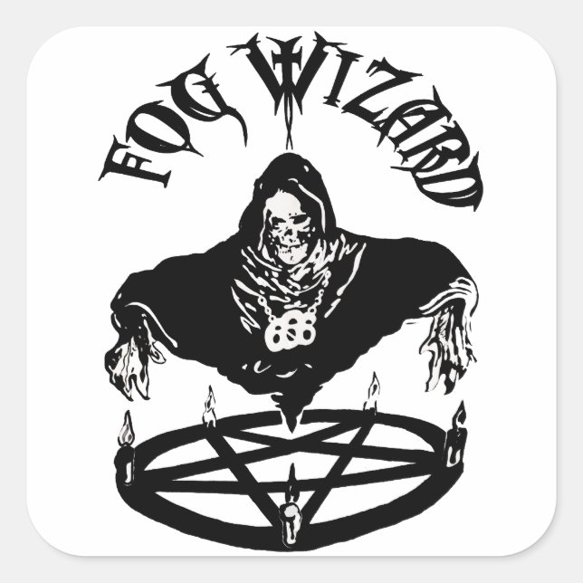 Fog Wizard Evil Sticker (Front)