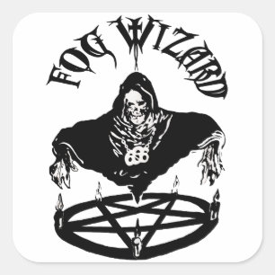 Fog Wizard Evil Sticker