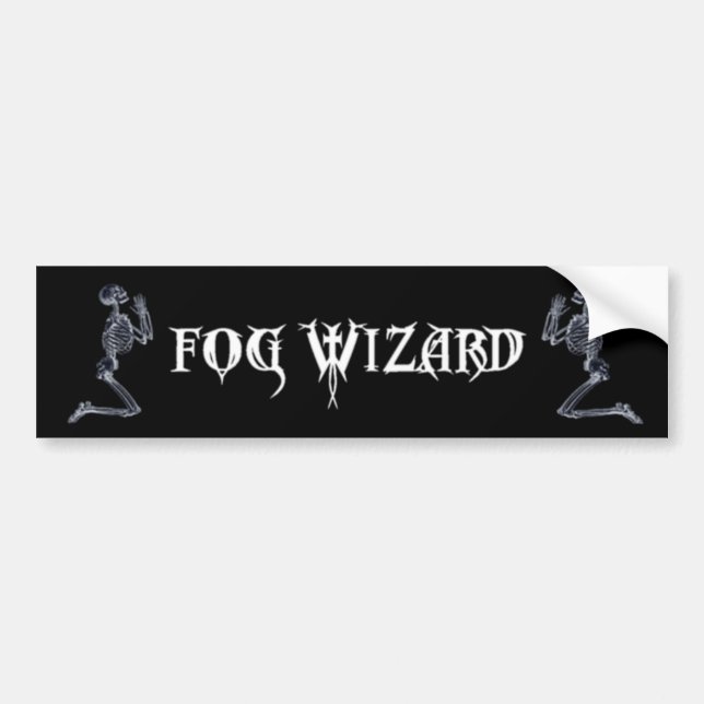 Fog Wizard Pray for Your Sins Bumpersticker Bumper Sticker (Front)
