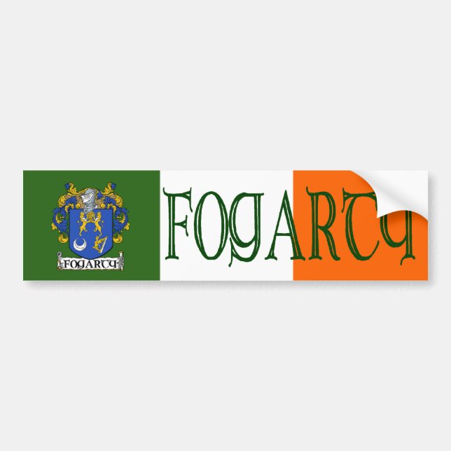 Fogarty Coat of Arms Bumper Sticker (Front)
