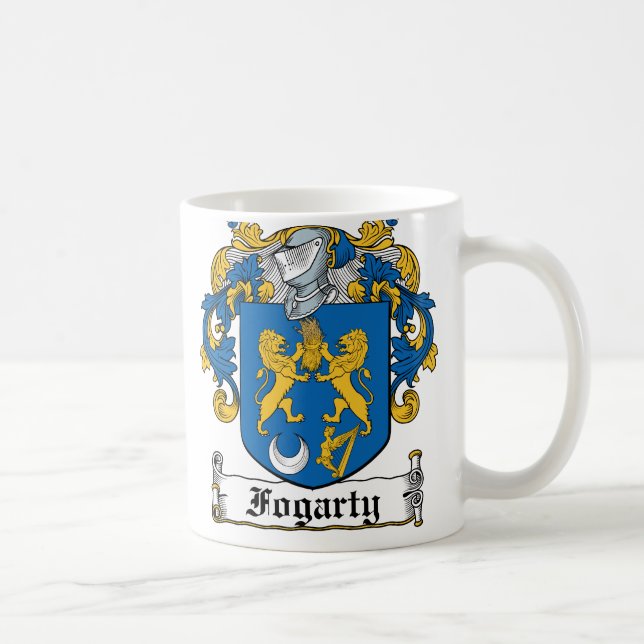 Fogarty Family Crest Coffee Mug (Right)