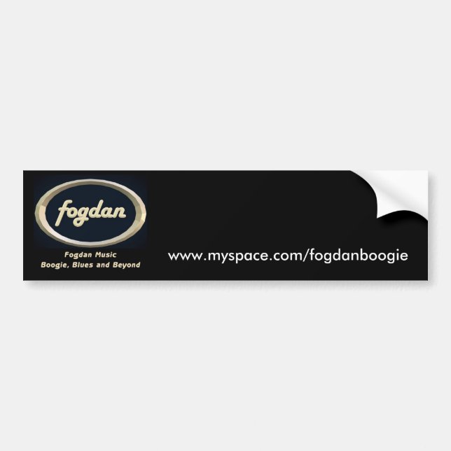 Fogdan Bumper Sticker - Customised (Front)