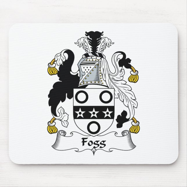 Fogg Family Crest Mouse Mat (Front)