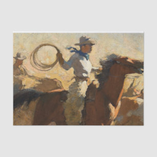 “Fogging the Drags” by Maynard Dixon Tissue Paper