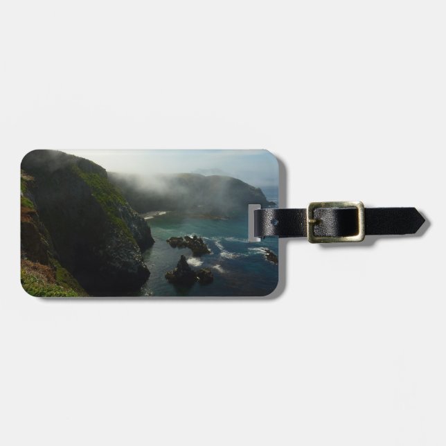 Foggy Anacapa Island at Channel Islands Luggage Tag (Front Horizontal)