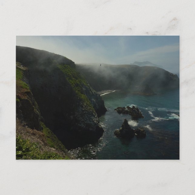 Foggy Anacapa Island at Channel Islands Postcard (Front)
