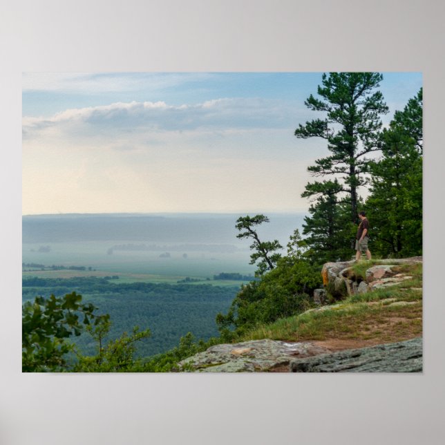 Foggy At Petit Jean Poster (Front)