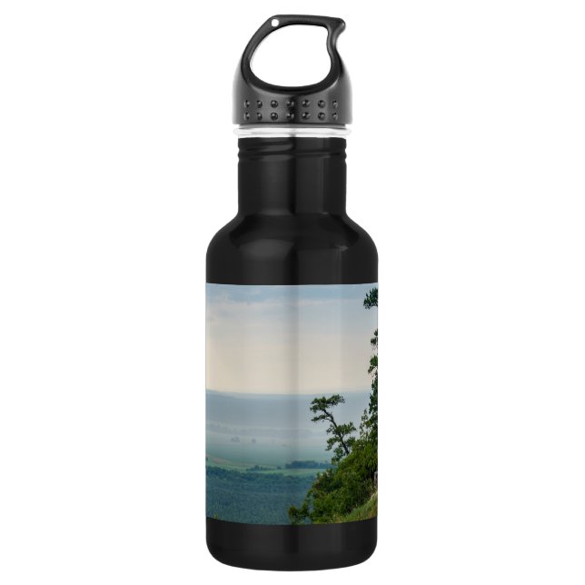 Foggy At Petit Jean Stainless Steel Water Bottle (Front)