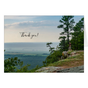 Foggy At Petit Jean Thank You Card