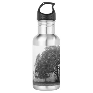 Foggy Autumn Morning Grayscale Stainless Steel Wat 532 Ml Water Bottle