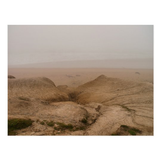 Foggy Beach Postcard