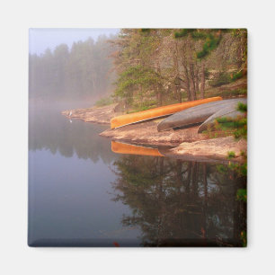 Foggy Canoe Campsite, Lake Kawnipi, Magnet