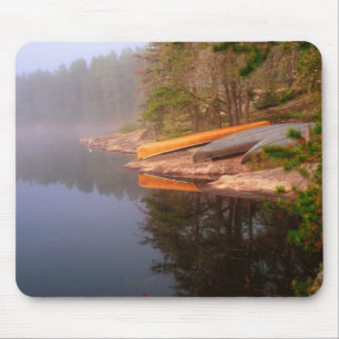 Foggy Canoe Campsite, Lake Kawnipi, Mouse Mat