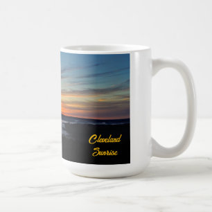 Foggy Cleveland Sunrise over the Metro Parks Coffee Mug