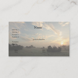Foggy Day 8 Business Card
