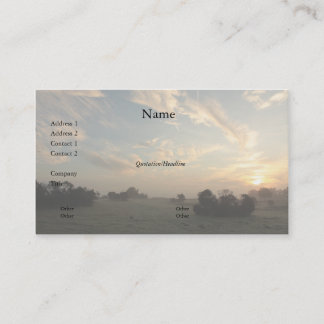Foggy Day 8 Business Card