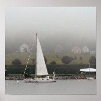 Foggy day, Penobscot Bay, Maine