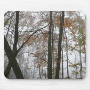 Foggy Fall in Pennsylvania Autumn Nature Mouse Mat