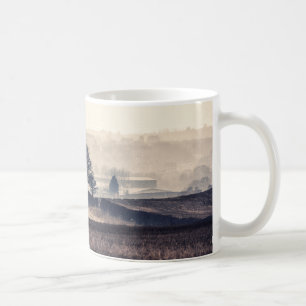 Foggy Fields Landscape Coffee Mug
