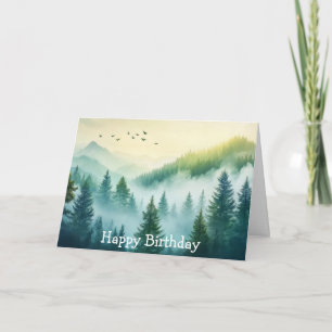 Foggy Forest Card