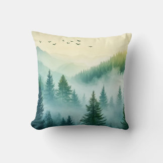 Foggy Forest Cushion