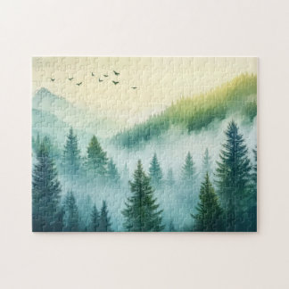 Foggy Forest Jigsaw Puzzle