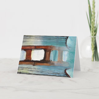 "Foggy Golden Gate" by AlarsenArtist Holiday Card