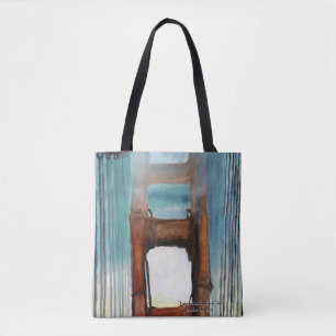 "Foggy Golden Gate" by AlarsenArtist Tote Bag