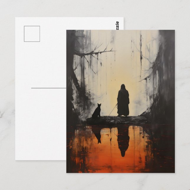 Foggy Gothic Landscape Postcard (Front/Back)