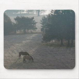 Foggy Grazing Mouse Mat