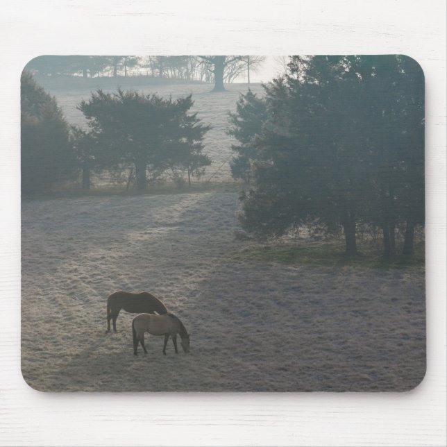 Foggy Grazing Mouse Mat (Front)