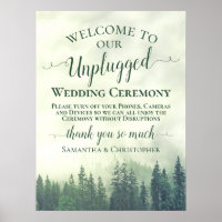Foggy Green Mountains Unplugged Wedding Ceremony