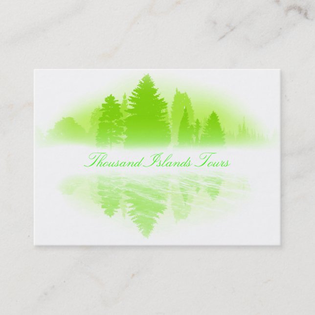 Foggy Lake Business Card (Front)