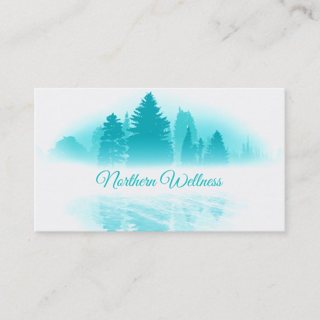 Foggy Lake Business Card (Front)