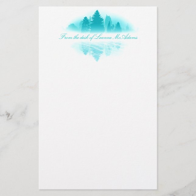 Foggy Lake Stationery (Front)