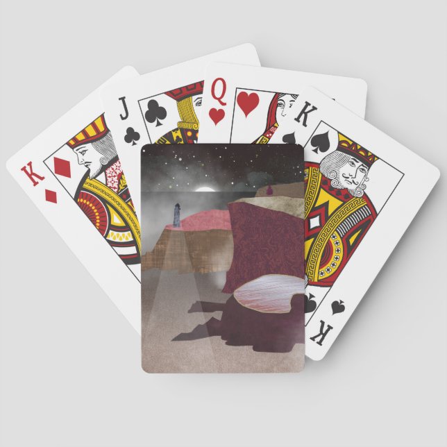 Foggy Lighthouse Playing Cards (Back)
