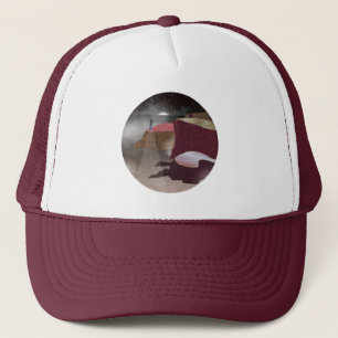 Foggy Lighthouse Trucker Hat